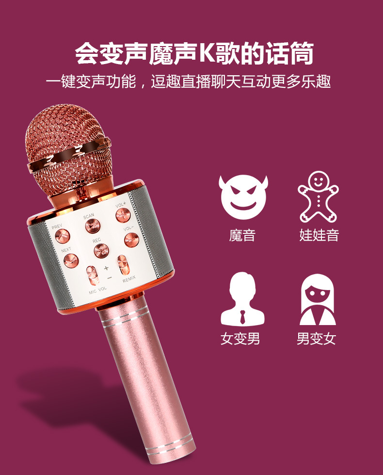 Низкая цена OEM портативный микрофон для караоке WS858 WS 858 WS-858 беспроводной микрофон для караоке