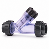 Saringan Tipe Y, Saringan Pipa UPVC SS304 SS316L, Sambungan Ulir Flens DN15 DN150 Layar Filter yang Dapat Dilepas