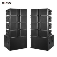 Double Subwoofer de Haut-parleurs Professionnels Line Array de 8 Pouces pour Scène de Spectacle Extérieur Mariage Système Actif Passif