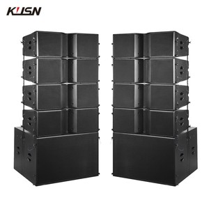 듀얼 8인치 프로페셔널 라인 어레이 스피커 서브우퍼, 야외 공연 무대 결혼식용 액티브 스피커 패시브 시스템 - Product Image 6