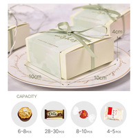 Boîtes à bonbons pour faveurs de mariage, décoration de fête d'anniversaire, boîtes cadeaux, sacs en papier, fournitures de fête, emballage, boîte cadeau, nouvelle collection