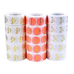 สติกเกอร์ไดคัทสำหรับธุรกิจขนาดเล็กสติกเกอร์กันน้ำขอบคุณสำหรับบรรจุภัณฑ์สติกเกอร์แบบสั่งทำ - Product Image 4