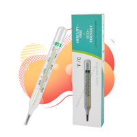 Termometer Klinis Medis Galinstan Gallium Oval Bentuk Oval Ramah Lingkungan, Tidak Beracun, Mudah Dibersihkan, Harga Grosir