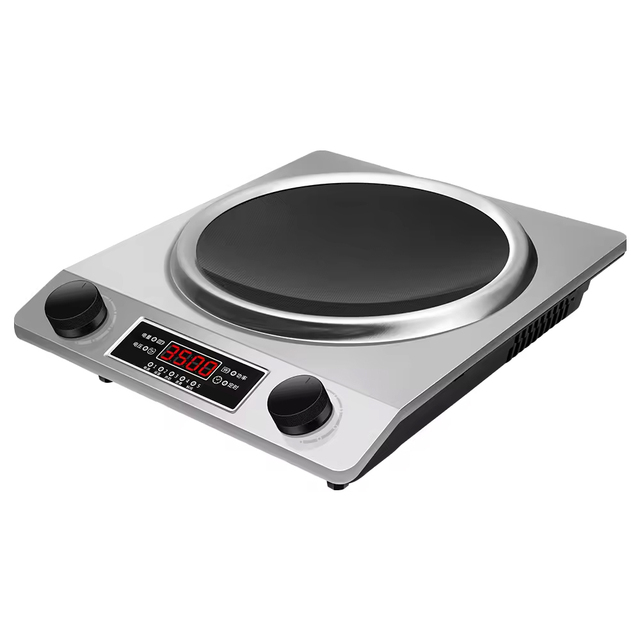 Button High Quality Induction Cooker Stainless Steel Concave Electromagnetic Cooker Commercial Induction Cooker 3500W