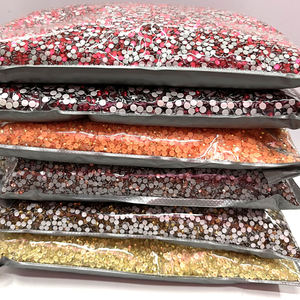 Lucky usine résine hotfix strass hot fix <span class=keywords><strong>pierre</strong></span> écologique fer sur strass transfert pour bébé vêtement - Product Image 1