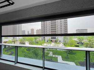 Cửa sổ ngoài trời không thấm nước vải cơ giới Rèm lớn lên mù Màn hình Zip bóng râm rèm cuốn - Product Image 3