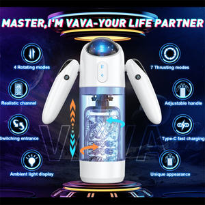 2024 новые трендовые черные технологии немой Секс-игрушки для мужчин Автоматический робот ручной мастурбатор для мужчин мастурбации - Product Image 2