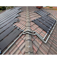 Collecteur solaire à eau avec pompe epdm, tapis chauffant de piscine, contrôleur, vente en gros, haute qualité, 12 v