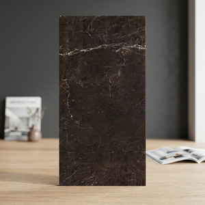 Azulejos de Porcelana con Aspecto de Mármol Pulido Spyker Choco Serie Luxury de 600x1200 mm para Espacios Interiores de Primera Calidad - Product Image 2
