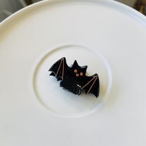 Pinza y Pasador para el Cabello de Niños con Diseño de <span class=keywords><strong>Calabaza</strong></span> Fantasma Rota, Inspirado en Halloween Coreano, Acrílico de Alta Gama, 3 cm, Único, para Flequillo Pequeño - Product Image 3