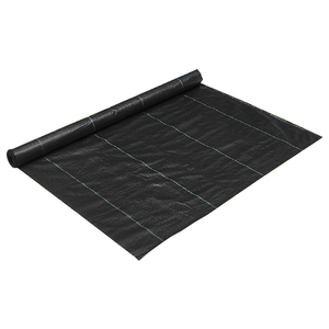 <span class=keywords><strong>Tapis</strong></span> de lutte contre les mauvaises herbes en polypropylène tissé noir en rouleau - Product Image 3