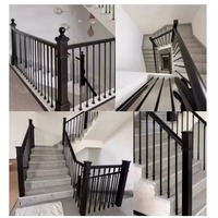 Élégants balustres en fer forgé à motifs creux de style romain pour rampes d'escalier intérieures, balcons, villas, hôtels et terrasses