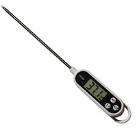 Sonde longue étanche TP300 Thermomètre à viande numérique à lecture instantanée pour aliments cuisine pain cuisson eau de cuisson et liquide