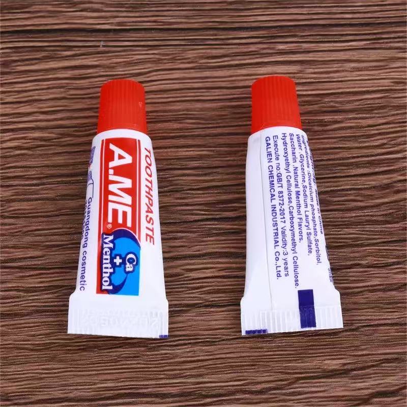 tooth paste and brush