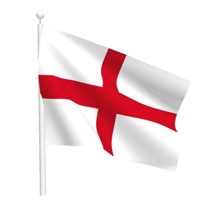 Drapeau de l'Angleterre imprimé, drapeau en polyester de qualité 68D, blanc, rouge, croix, drapeaux d'intérieur/extérieur de l'Angleterre - Product Image 2