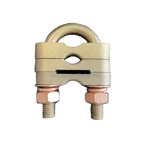 U bolt Clamp Brass U type earth rod to tape clamp for grounding projects