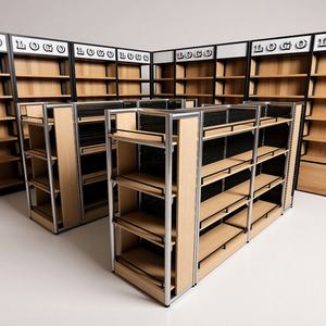 Étagères de supermarché sur mesure, présentoir métallique multi-niveaux, installation rapide, protection contre la corrosion pour <span class=keywords><strong>pharmacie</strong></span> - Product Image 1