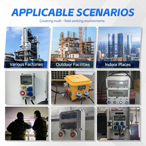 Üreticiler Su Geçirmez Mobil Yağmur Geçirmez Plastik Güç 2 3 4 6 Pin Mcb 3 Fazlı Endüstriyel Priz Kutusu Güneş Enerjisi Santrali için - Product Image 6