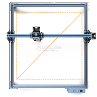 Laser avec kit d'extension de zone, technologie de façonnage de faisceau laser ultra-fin, graveur laser haute précision pour bois et acrylique