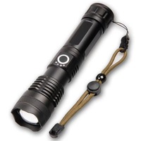 Camping en plein air étanche IP68 USB Rechargeable torche tactique en aluminium 100000 Lumens puissante lampe de poche LED