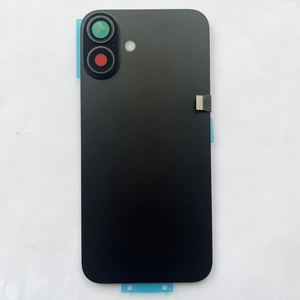 Couvercle de batterie de réparation de téléphone portable de haute qualité pour iPhone 16 plus boîtier en verre arrière avec câble flexible de lampe de poche NFC aimant - Product Image 2