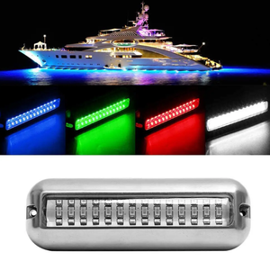 Hot bán thép không gỉ + PC 27/42 đèn LED không thấm nước Dưới Nước Đèn IP68 10-36V Marine phụ kiện phần cứng - Product Image 4