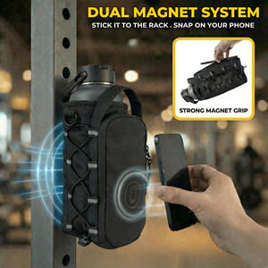 Sac de transport magnétique en néoprène pour bouteille d'eau, pochette pour téléphone de sport, porte-gobelet magnétique, étui spécial pour bouteille d'eau – Vente en gros - Product Image 2