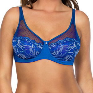 Ladymate ODM/OEM Sujetador <span class=keywords><strong>De</strong></span> <span class=keywords><strong>Realce</strong></span> Con Encaje Mujeres Busto Completo Sujetador Con Cable Sin Forro Tallas Grandes Sujetador Con Aros <span class=keywords><strong>De</strong></span> Encaje Bordado - Product Image 3