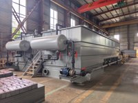Équipement de traitement des eaux usées par flottation à air dissous (DAF) en acier inoxydable 304, machine de séparation solide-liquide