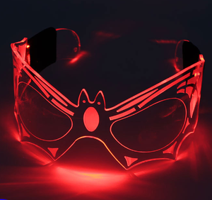 Gafas <span class=keywords><strong>de</strong></span> Tecnología Futurista Cyberpunk, Éxito <span class=keywords><strong>de</strong></span> Ventas 2024, Gafas LED para Cosplay <span class=keywords><strong>de</strong></span> Halloween, Gafas con Visera LED - Product Image 6