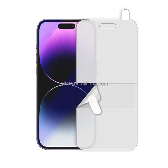 AFS Self-Healing Hydrogel TPU Film Screen Protector for iPhone 15 12 Pro Max Mini X 8 Plus Mini Mobile Phone Repair Scratch