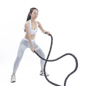 Cuerdas de batalla resistentes para gimnasio en casa 120kg Resistencia HIIT de cuerpo completo, <span class=keywords><strong>CrossFit</strong></span> y entrenamiento funcional Tug of War y Core Building - Product Image 3