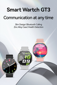 Smartwatch Unisex <span class=keywords><strong>GT3</strong></span> <span class=keywords><strong>Pro</strong></span> 2026 con Fotocamera Remota, Notifiche Messaggi, Monitoraggio del Sonno, Frequenza Cardiaca, Pressione Sanguigna e Direzione della Qibla - Product Image 2