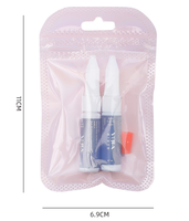 Aucune lampe LED UV n'a besoin d'appuyer sur la colle de Gel d'ongle séchage rapide faux ensemble de dissolvant de colle d'ongle Mini taille 3g