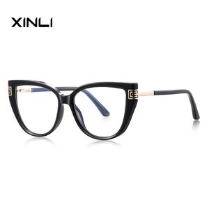 Gafas Ópticas Progresivas XINLI 2259 con Protección Anti-Luz Azul, Diseño Ojo de Gato, Montura Completa TR, para Todas las Formas de Rostro, Uso Diario - Product Image 4