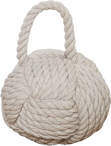 Decorative <strong>Door</strong> Stopper Window Wedge Ivory Rope <strong>Knot</strong> Cotton <strong>Door</strong> <strong>Stop</strong> - Product Image 2