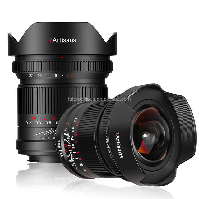 7Artisans 9mm F/5.6 ASPH Designed for Full Frame Ultra Wide Angle Prime Lens for Sony E Nikon Z Canon RF Leica L Camera Lens