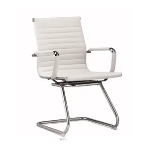 Venta directa de fábrica, silla ergonómica de cuero moderna barata para arco de oficina, venta al por mayor, sillas de conferencia para estudio en casa, alta calidad