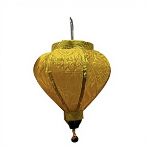 Linterna de Bambú Hecha a Mano en Vietnam, Decoración Colgante para Restaurantes, Fiestas y Bodas, Cubierta de Tela de Seda, Colorida, Venta al Por Mayor para Exportación - Product Image 5