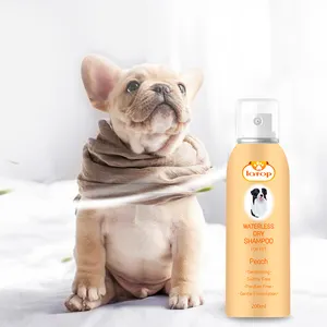 高品质除臭散装猫洗发水不含对羟基苯甲酯私人品牌宠物干洗洗发水
