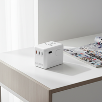 Adaptateur de Voyage Universel de Haute Qualité à Double Port USB Compact et Portable Industriel 10A 100W pour EU/UK/AU/US
