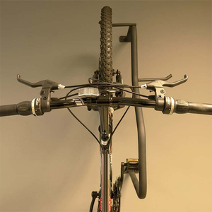 Supporto Verticale Robusto <span class=keywords><strong>da</strong></span> Parete per Biciclette, Gancio Regolabile per Stoccaggio e Appendimento, per Ripostiglio Interno, Appendibici in Acciaio Resistente - Product Image 6