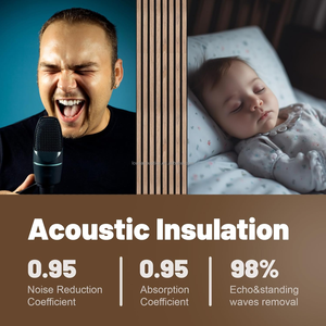 סטודיו מודרני דק סאונד קליטת סאונד קליטת קיר אקופנל עץ אקופנל לוחות אקוסטיים - Product Image 5