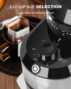 Molinillo de Café Eléctrico en Oferta, Molinillo de Café Eléctrico Comercial Automático con Muelas Planas Cónicas para Espresso - Product Image 4