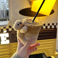 Peluche Ourson Miniature Mignon de Haute Qualité MARZO pour Décoration de Tasses à Café, Pailles et Vêtements