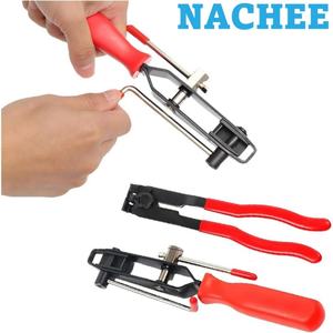 Jeu <span class=keywords><strong>de</strong></span> 2 pinces pour colliers <span class=keywords><strong>de</strong></span> serrage <span class=keywords><strong>de</strong></span> soufflet <span class=keywords><strong>de</strong></span> cardan, kit d'outils universels <span class=keywords><strong>de</strong></span> serrage à oreilles avec coupe-câbles pour essieux automobiles et flexibles d'aspiration - Product Image 1