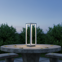 Lampe de table LED sans fil moderne, lampe de bureau à intensité variable fonctionnant sur batterie rechargeable pour restaurant, bar, hôtel
