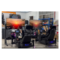 Simulateur de conduite de parc d'attractions intérieur, machine d'arcade conçue pour les aires de jeux intérieures, les centres de jeux et les entreprises de divertissement