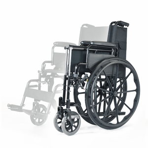 כסא גלגלים מתקפל ידני במחיר זול מתוצרת סין לנכים, בעל תקן CE, אחריות לשנה, מותג Eryou/DANSONG - Product Image 2