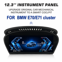Untuk X5 E70 X6 E71 2006-2013 12.3 Inch Speedometer Mobil LCD Dashboard Cluster Auto Meter OEM ODM Suku Cadang Elektrikal Otomatis